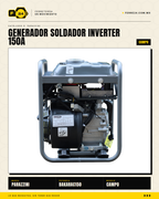 BAKARAC150 — aplicación soldadura en campo sin electricidad