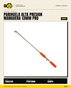 Parihuela Alta Presión Manguera 13 mm PRO — Fumigación Profesional en Grandes Extensiones · sec_005
