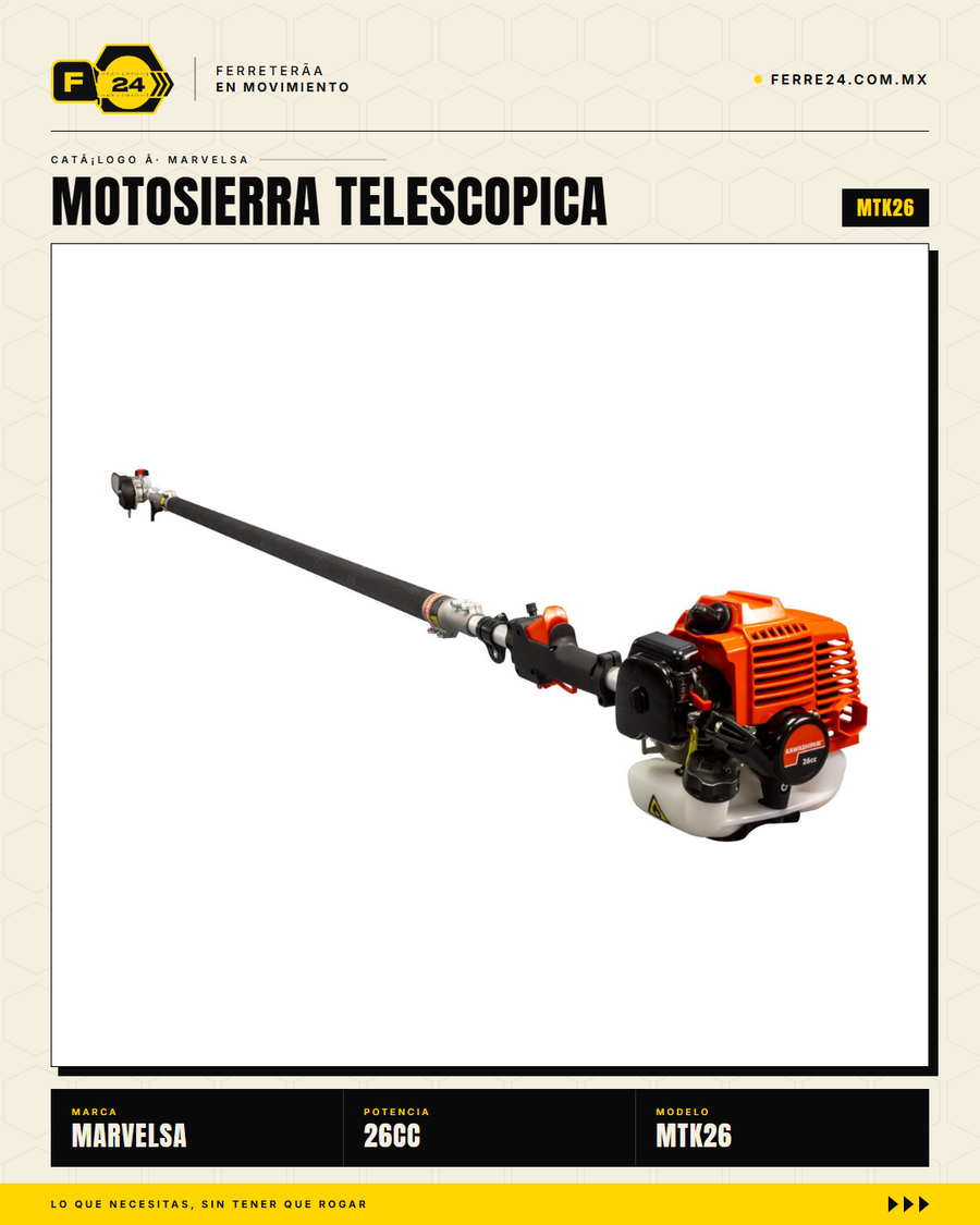 MTK26 — accesorios incluidos (arnés, llaves, funda)