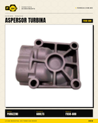 Aspersor Turbina Parazzini 600 L — PTO 50 HP · 32" · 24 Boquillas · sec_005