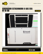 Generador Estacionario a Gas 10 kW — EGX-M · sec_005