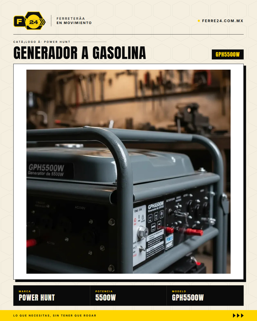 GPH5500W — accesorios incluidos