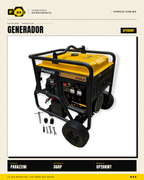 Generador Parazzini 20 kW Gasolina V-Twin 36 HP — GP20KWT · sec_005