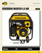 Generador Inverter Parazzini GP4500I — 4.5 KW Onda Pura · sec_005
