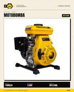 Motobomba para Químicos 2.5 HP — 1", Autocebante · sec_005