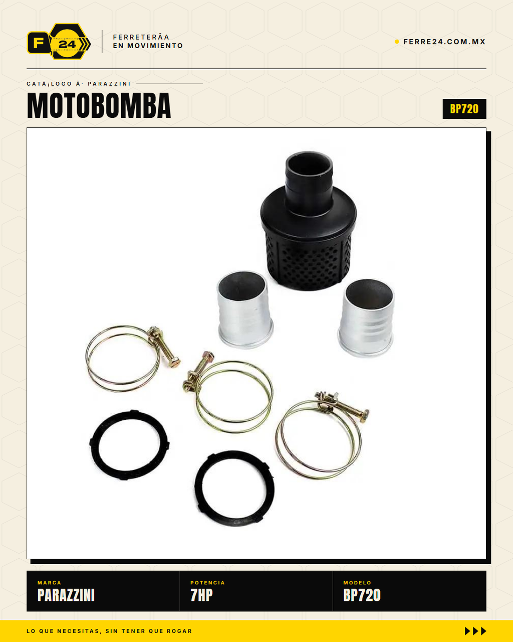 BP720 — arranque manual
