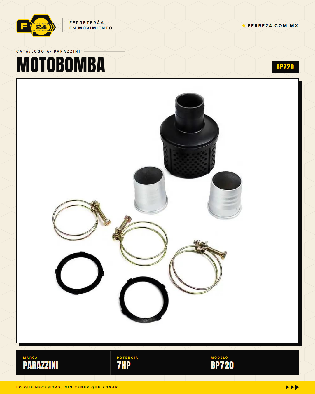 BP720 — arranque manual