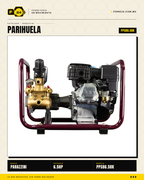 Parihuela Parazzini 6.5HP Transmisión Directa — Kit Manguera y Carrete · sec_005_marvelsa