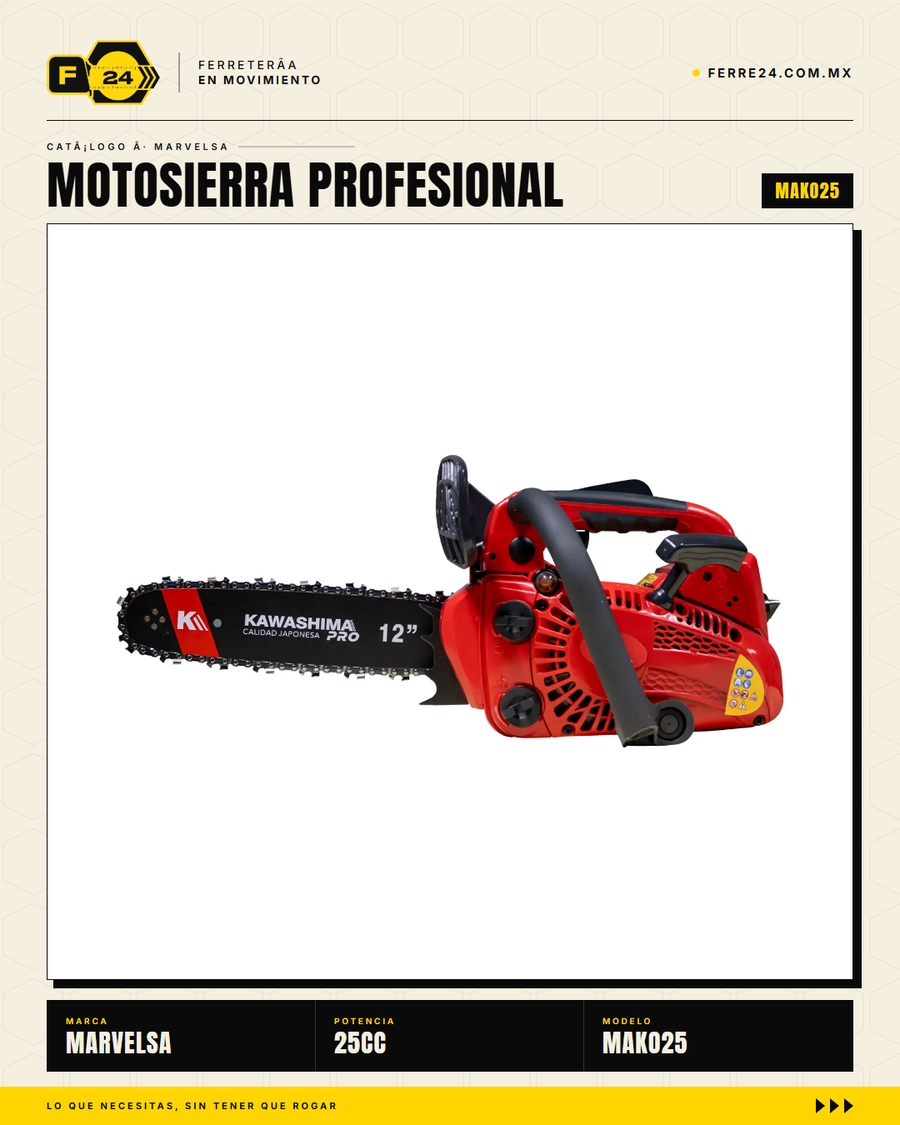 MAKO25 — agarradera ergonómica y amortiguadores