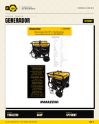Generador Parazzini 20 kW Gasolina V-Twin 36 HP — GP20KWT · sec_006
