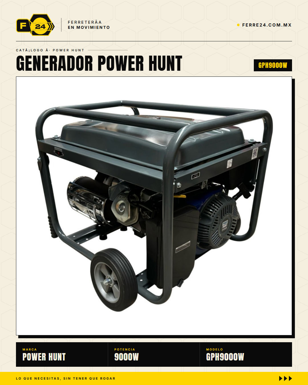 GPH9000W — batería arranque eléctrico