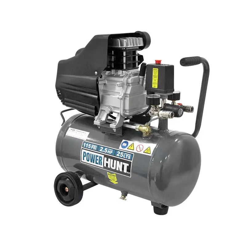 Compresor Power Hunt 25L — kit incluido