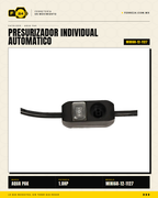 Presurizador Individual Automático AQUA PAK MINI60-12 — Serie MINI SMART, 60 lpm, 1/3 HP, 127 V · sec_007