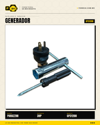 Generador portátil Parazzini GP31200: motor 3HP, 1,200W máx, tanque 6.3 L, 7 h de autonomía. Respaldo confiable para hogar, campo y emergencias desde $4,769 MXN. · sec_007
