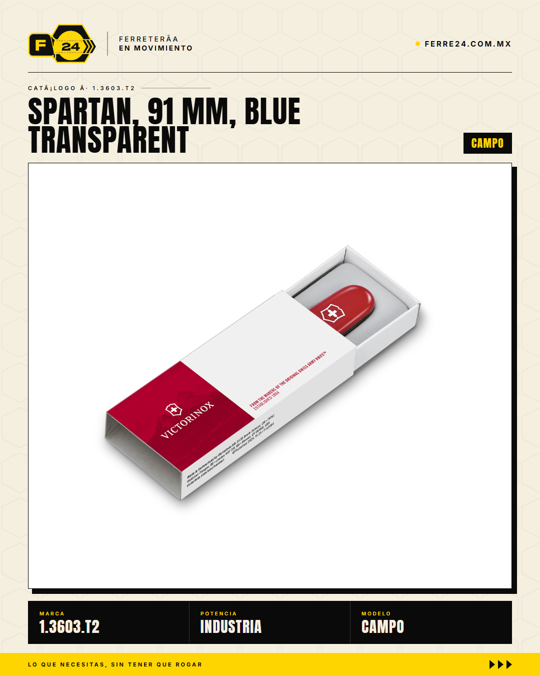 Victorinox Spartan 91mm Azul Transparente — Navaja 16 Funciones — vista alternativa