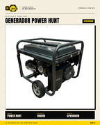 GPH9000W — uso en obra/campo sin electricidad