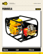 Parihuela Parazzini 6.5HP Transmisión Directa — Kit Manguera y Carrete · sec_007_agrocoyote