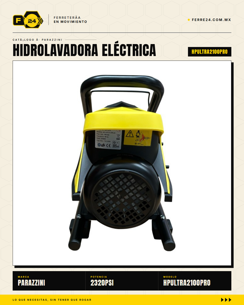 HPULTRA2100PRO — carrete de manguera integrado