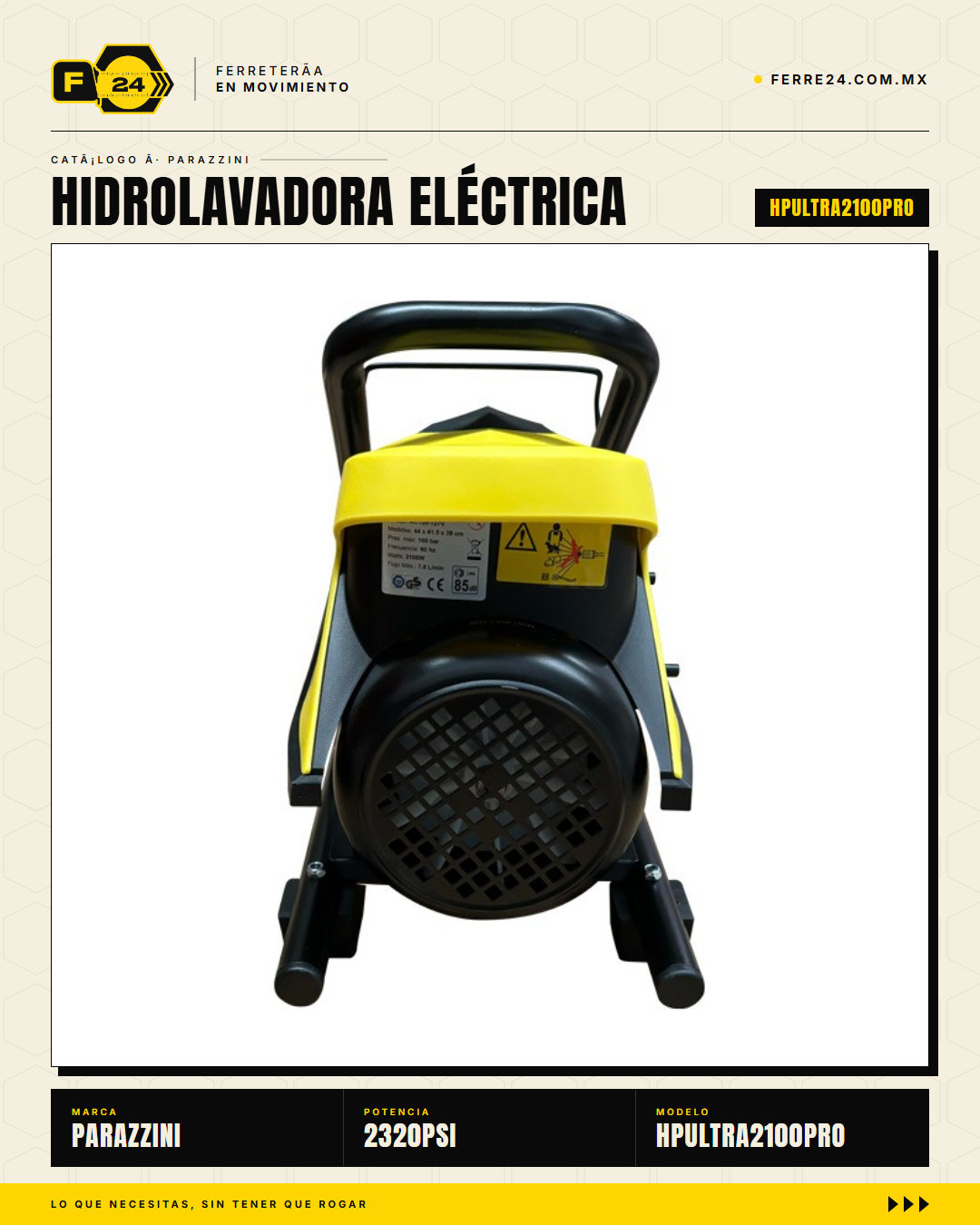 HPULTRA2100PRO — carrete de manguera integrado