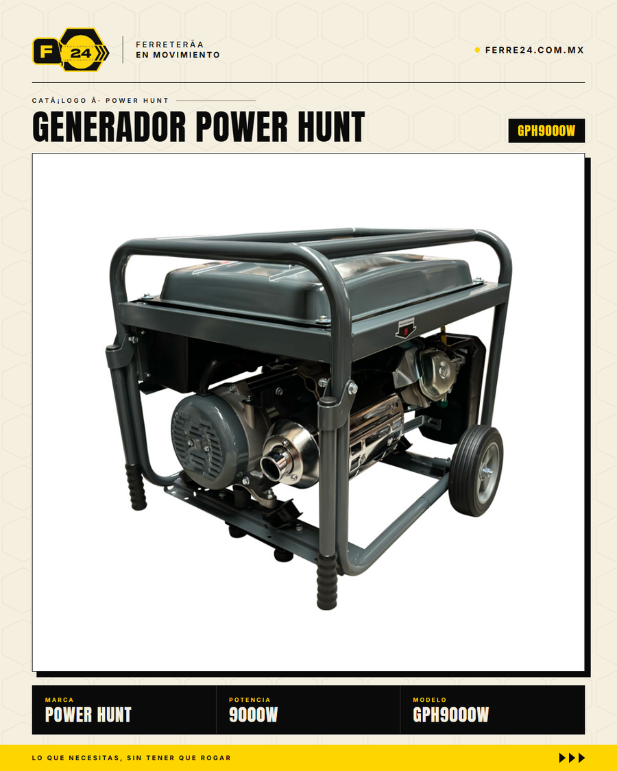 GPH9000W — accesorios incluidos