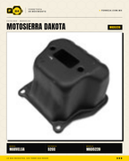 Motosierra Kawashima Dakota 52cc — Barra 20 Pulg. + Kit Completo · sec_008
