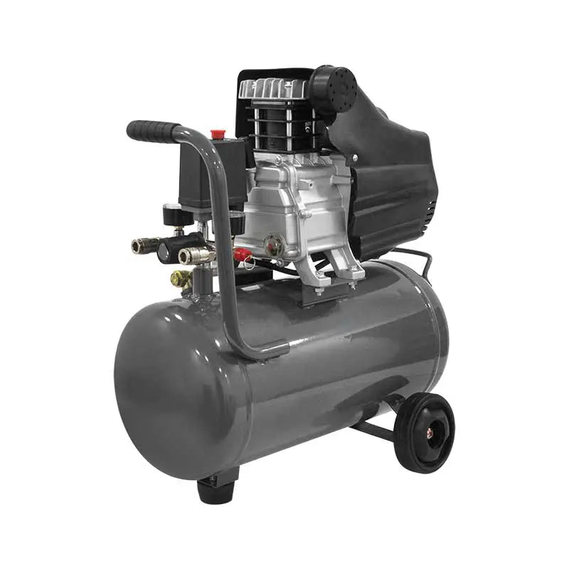 Compresor Power Hunt 25L — manguera y conexiones