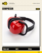 Compresor 80 L libre de aceite, doble conexión rápida. Aire limpio para pintura y neumática. Sin kit: tú usas tus accesorios. · sec_009