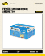 Presurizador Individual Automático AQUA PAK MINI60-12 — Serie MINI SMART, 60 lpm, 1/3 HP, 127 V · sec_010