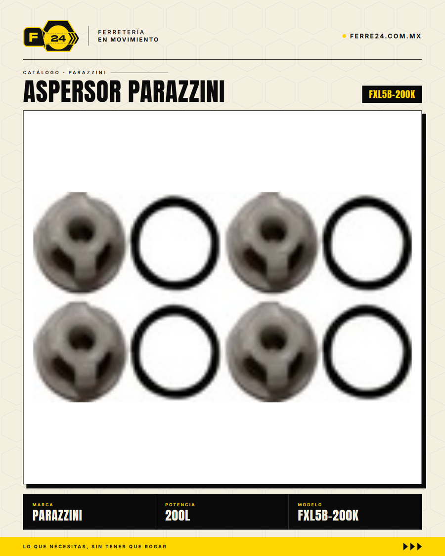 Aspersor Parazzini 200L Turbina 25HP — Kit Cardan Incluido · sec_13