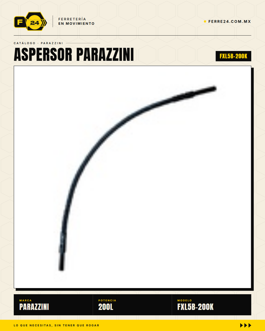 Aspersor Parazzini 200L Turbina 25HP — Kit Cardan Incluido · sec_33