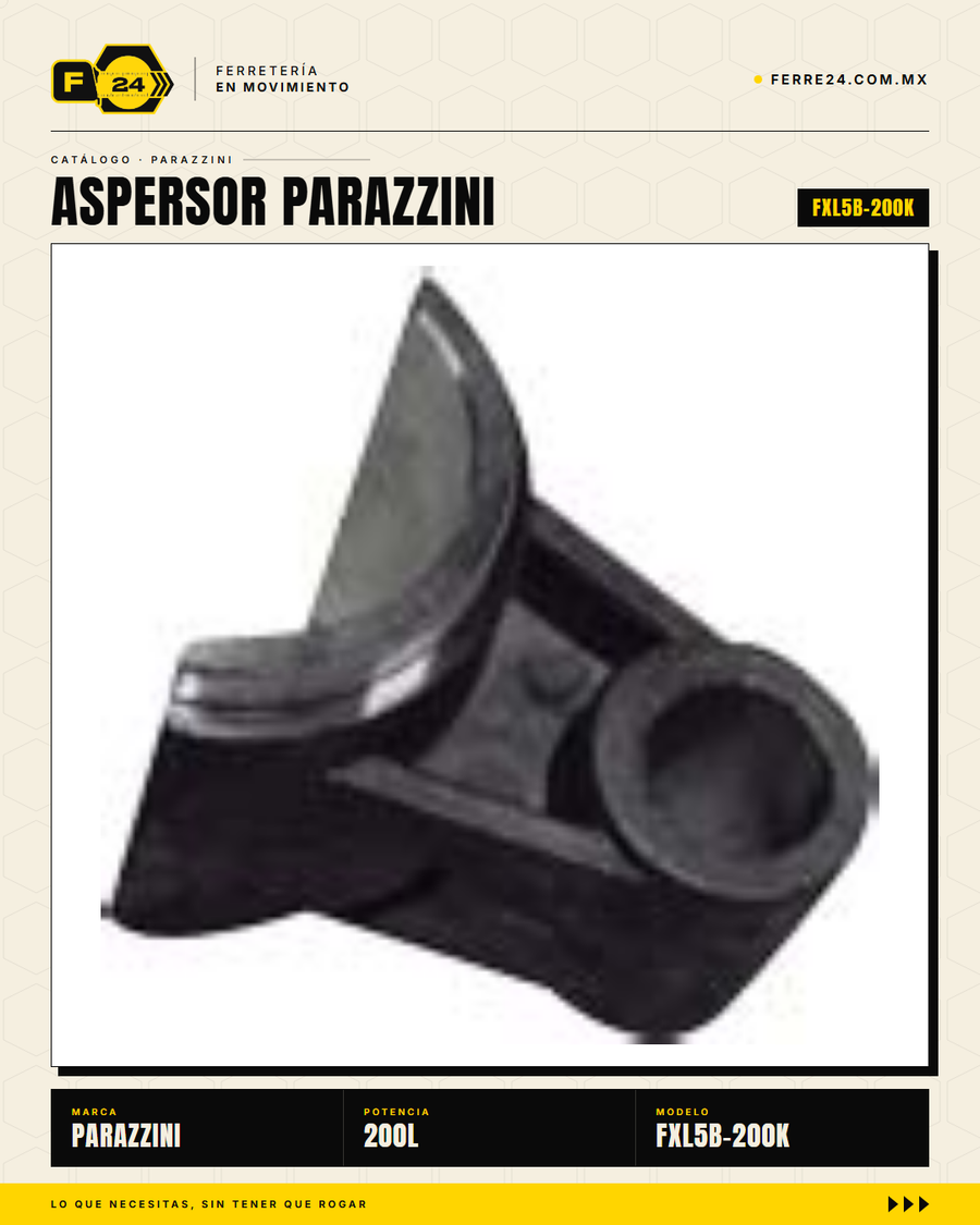 Aspersor Parazzini 200L Turbina 25HP — Kit Cardan Incluido · sec_73