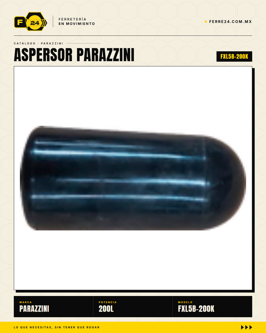 Aspersor Parazzini 200L Turbina 25HP — Kit Cardan Incluido · sec_93