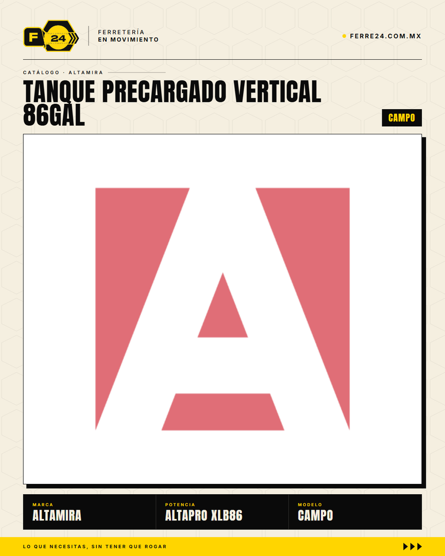 Tanque Precargado ALTAMIRA 86 Gal — Garantía 6 Años, Codo Inox 304 Incluido · sec_altamira_variant_2