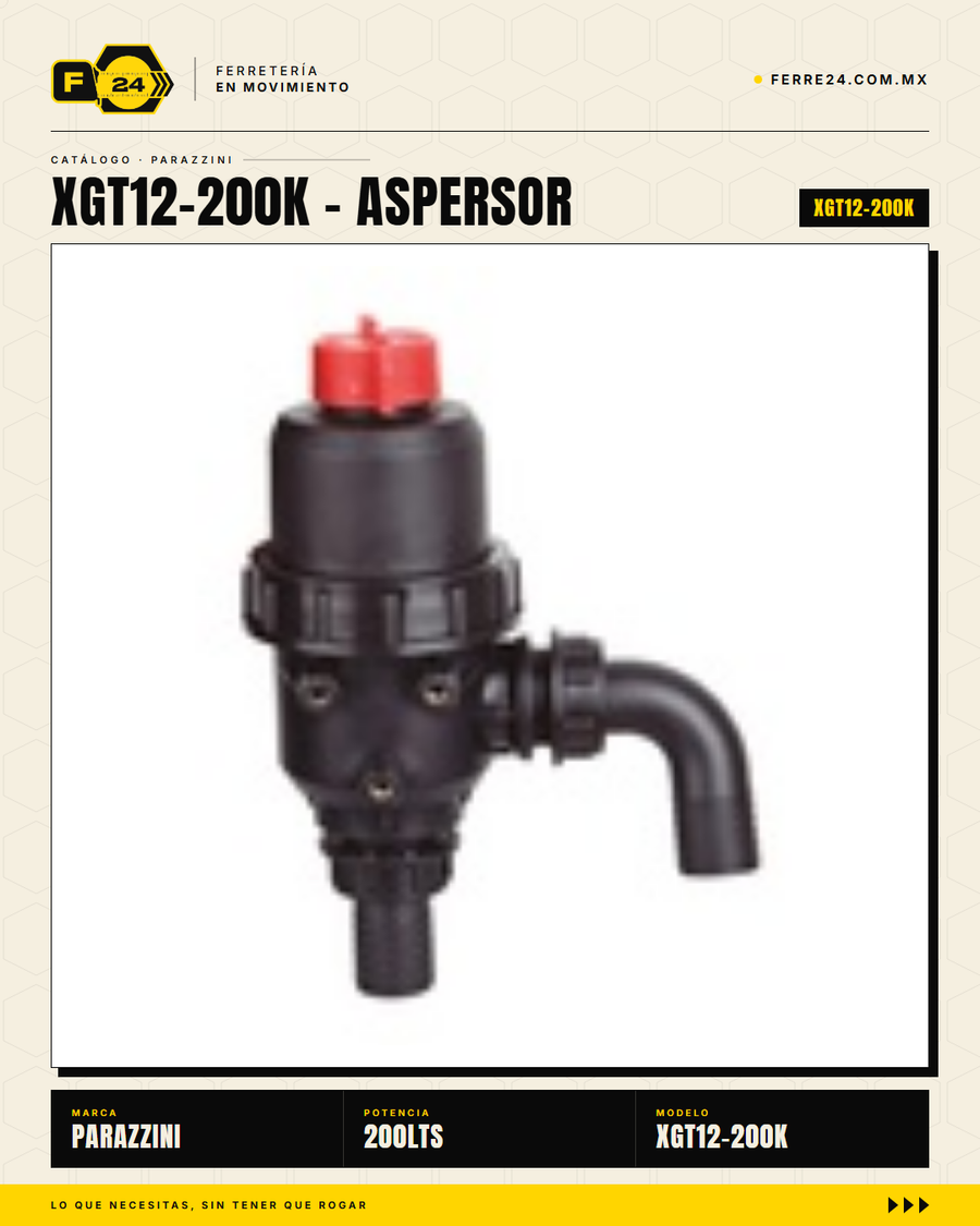 Kit Aspersor Parazzini 200 L, Aguijón 28" y Motor 35 HP · secundaria_002_filtro