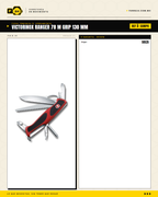 Victorinox Ranger 78 M Grip 130mm — Navaja 21 Funciones Hoja de Seguridad — ficha técnica