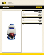 Aspersor de Mochila 26 cc — Motor Honda GX25, Tanque de 25 L · specs