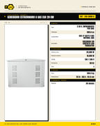 Generador Estacionario a Gas 20 kW — EGX · specs