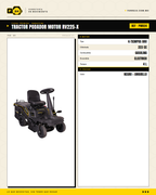 Tractor Podador Parazzini PMR24 — Motor 223cc 4T, 24 Pulgadas, Encendido Eléctrico · specs