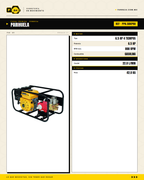 Parihuela 6.5 HP Bronce PRO — Manguera Reforzada · specs