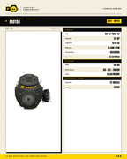 Motor Estacionario V-twin 22 HP Parazzini MP22 — Arranque Eléctrico · specs