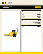 Zanjadora Parazzini TRENCH15 — Motor 15 HP con doble filtro de aire · specs