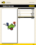 Parihuela Parazzini 100 litros 2.5 HP — Limpieza de alta presión donde no hay agua · specs