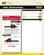 Motosierra Kawashima Pro 58 cc — Kit completo, lista para trabajar · specs