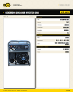 Generador Soldador BAKARAC150 — ficha técnica