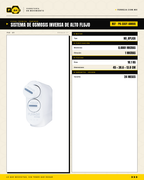 Sistema de Ósmosis Inversa Sin Tanque 600 GPD — PURIKOR PK-EASY-600US · specs