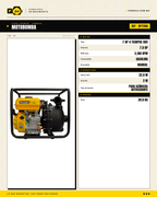 Motobomba para Químicos 7 HP — 2", Autocebante · specs