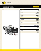 Generador Portátil Power Hunt 1000W — 6 Horas de Autonomía · specs