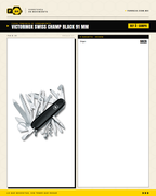 Victorinox Swiss Champ 91mm Negro — Navaja Multiusos 33 Funciones — ficha técnica