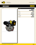 Motor Diesel 15 HP Parazzini MP15D con Arranque Eléctrico — Para Bomba, Generador y Obra · specs