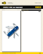 Victorinox Spartan 91mm Azul Transparente — Navaja 16 Funciones — ficha técnica